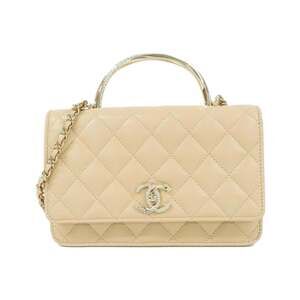 CHANEL Cream Wallet